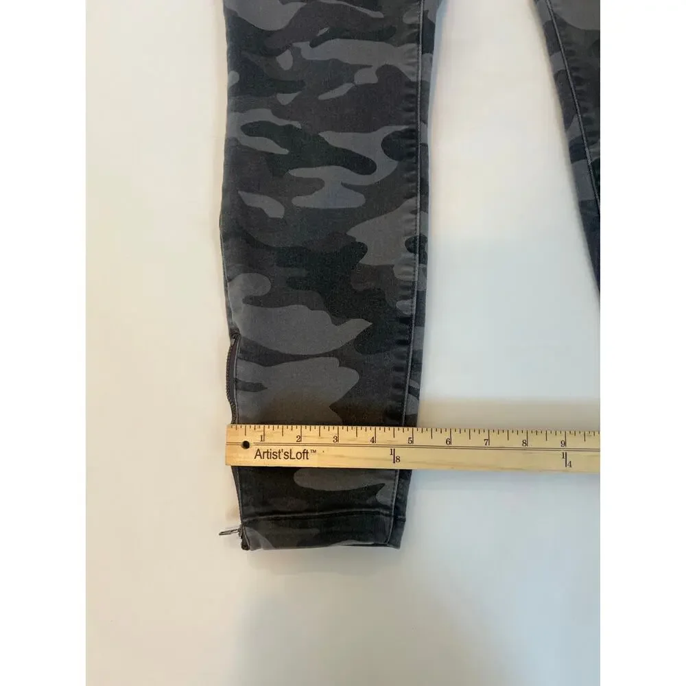 KNOX ROSE Utility Skinny Ankle Pants Gray camouflage Size 6 - Picture 3 of 13